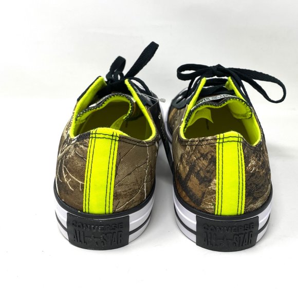 Converse Men's Size 12 169683F CTAS OX Brown Tree Camo Print Canvas Low Sneakers - Picture 9 of 11